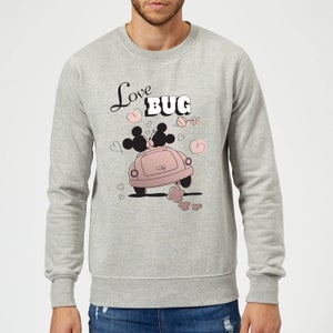 Disney Mickey Mouse Love Bug Sweatshirt - Grey