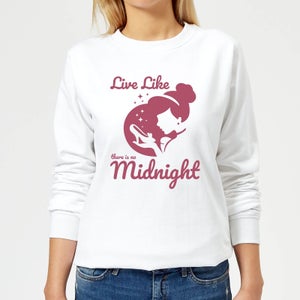 Disney Princess Midnight Women's Sweatshirt - White