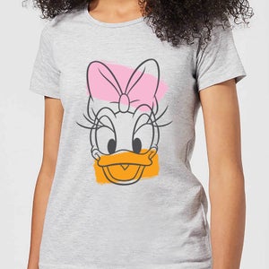 Disney Mickey Mouse Daisy Duck Head Women's T-Shirt - Grey