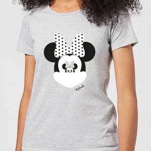 Disney Mickey Mouse Minnie Mouse Mirror Ilusion Frauen T-Shirt - Grau