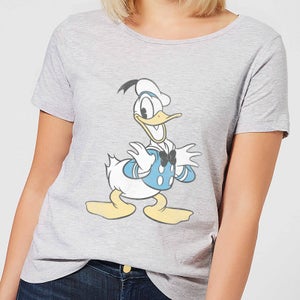 Disney Mickey Mouse Donald Duck Posing Frauen T-Shirt - Grau