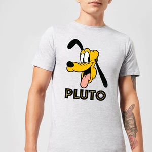 Disney Mickey Mouse Pluto Face T-Shirt - Grey