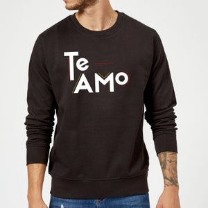 Te Amo Block Sweatshirt - Black