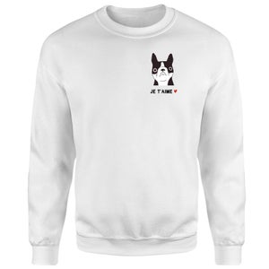 Je'Taime Sweatshirt - White