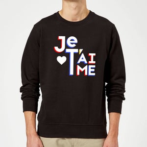 Je T'aime Sweatshirt - Black