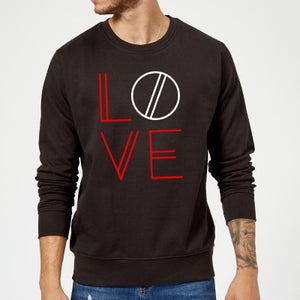Love Geo Sweatshirt - Black