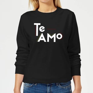 Te Amo Block Women's Sweatshirt - Black