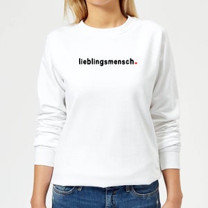Lieblingsmensch Women's Sweatshirt - White