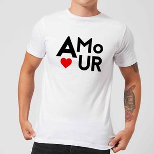 Amour Block T-Shirt - White