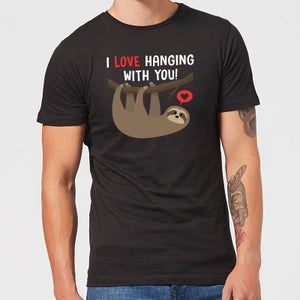 I Love Hanging With You T-Shirt - Black