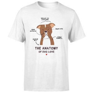The Anatomy Of Dog Love T-Shirt - White