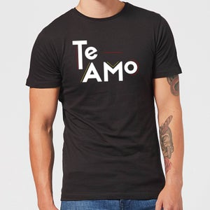 Te Amo Block T-Shirt - Black