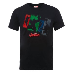 Camiseta Marvel Los Vengadores "Equipo Ataques" - Hombre - Negro