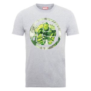 Marvel Avengers Assemble Hulk Montage T-Shirt - Grey