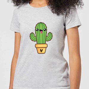 Cactus Love Women's T-Shirt - Grey