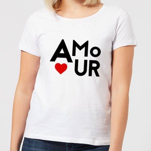 Amour Block Women's T-Shirt - White
