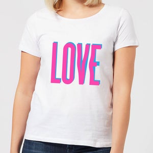 Love Glitch Women's T-Shirt - White