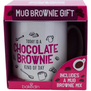 bakedin Chocolate Brownie Mug Gift Set