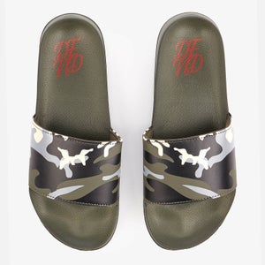 DFND Men's Ealing Sliders - Khaki Camo