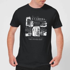 Life Is Like A Camera T-Shirt - Black