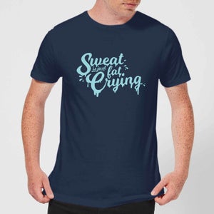 Sweat Is Just Fat Crying T-Shirt - Navy