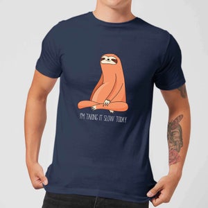 Taking It Slow Today T-Shirt - Navy