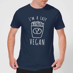 Lazy Vegan T-Shirt - Navy