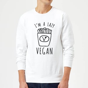 Lazy Vegan Sweatshirt - White