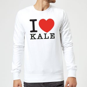 I Heart Kale Sweatshirt - White