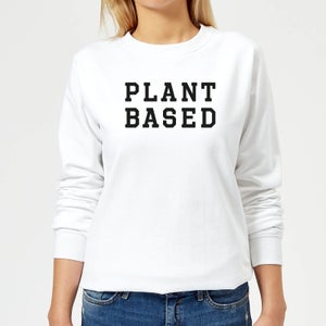 Plant Based Women's Sweatshirt - White