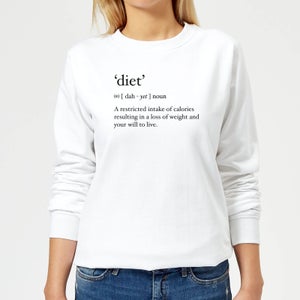 Dictionary Diet Women's Sweatshirt - White