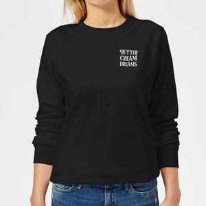 Buttercream Dreams Women's Sweatshirt - Black