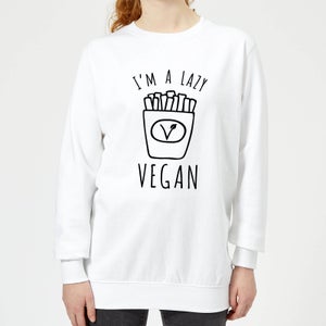 Lazy Vegan Women's Sweatshirt - White