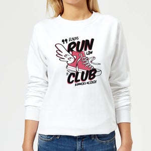 RUN CLUB 99 Women's Sweatshirt - White