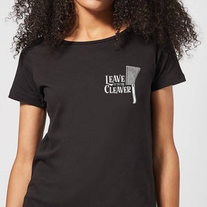 Leave It To The Cleaver Dames T-shirt - Zwart