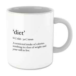 Dictionary Diet Mug