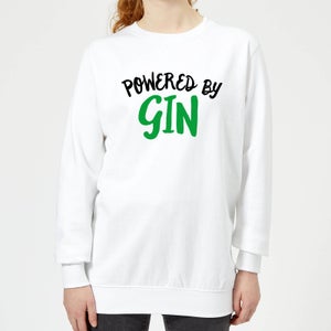 Powered By Gin Women's Sweatshirt - White