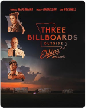 Three Billboards Outside Ebbing, Missouri - Zavvi Exclusive Limited Edition Steelbook