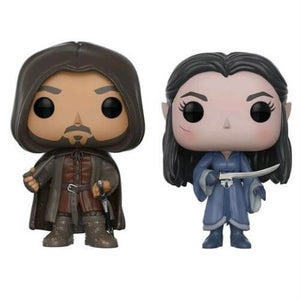 Lord of the Rings Aragorn & Arwen EXC Pop! Vinyl Figure 2-Pack