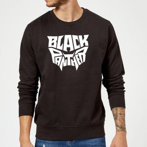 Black Panther Emblem Sweatshirt - Schwarz