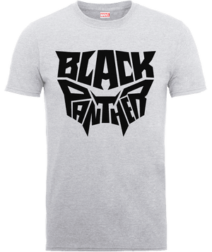 Black Panther Emblem T-Shirt - Grey