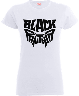 Black Panther Emblem Frauen T-Shirt - Weiß