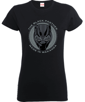 Black Panther Made in Wakanda Frauen T-Shirt - Schwarz