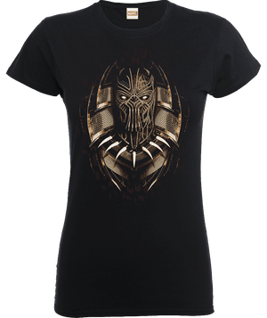 Black Panther Gold Eril Frauen T-Shirt - Schwarz