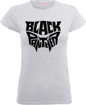 T-Shirt Femme Emblème Black Panther - Gris