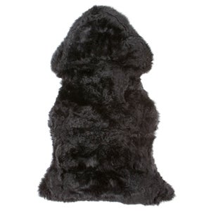 Native Natural Large Sheepskin Rug - Black