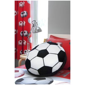 Catherine Lansfield Football Curtains - Red - 168 x 183cm