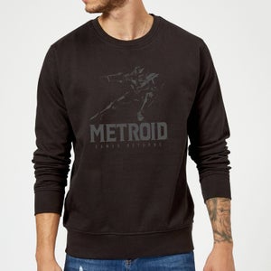 Nintendo Metroid Samus Returns Sweatshirt - Black