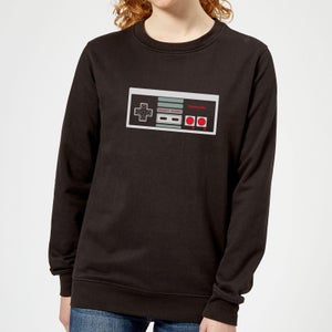 Nintendo NES Controller Chest Women's Sweatshirt - Black