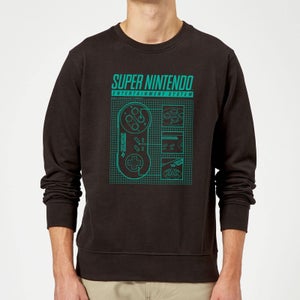 Nintendo Super Nintendo Entertainment System Sweatshirt - Black